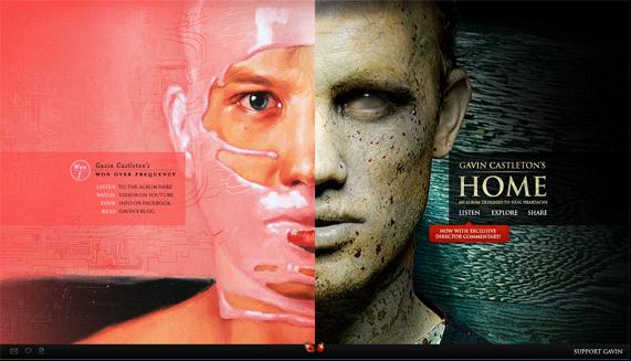 大照片背景網站設計！