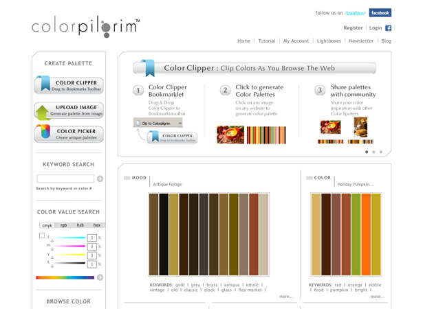 使用色輪來網頁設計！