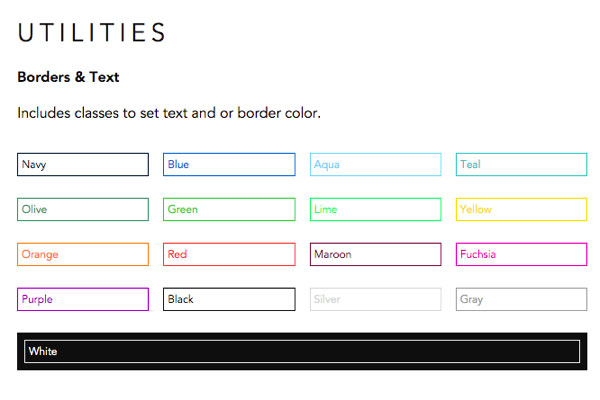 背景色和邊框色 背景色和邊框色