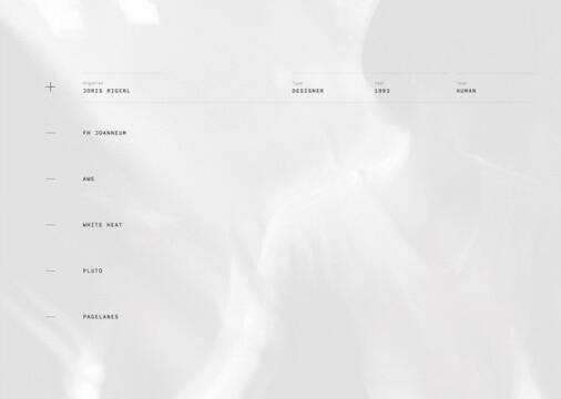 開始思考留白設計的方式制作網站