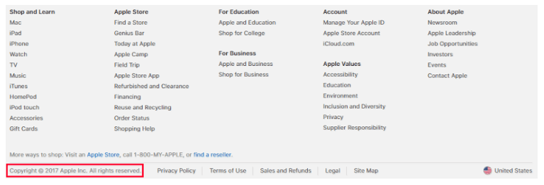 設計完美的網站頁腳 設計完美的網站頁腳