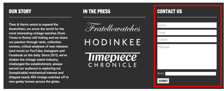 設計完美的網站頁腳 設計完美的網站頁腳