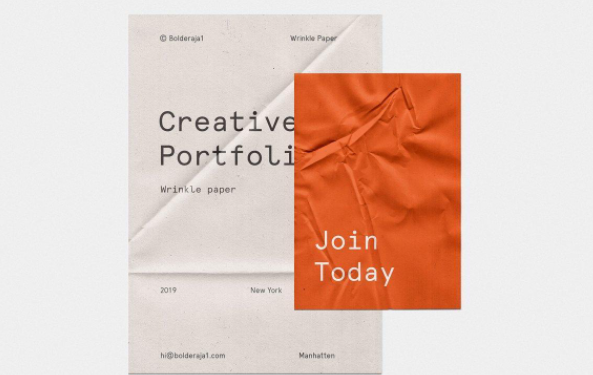 image.png A4紙真實紙張紋理褶皺效果的設計方法介紹