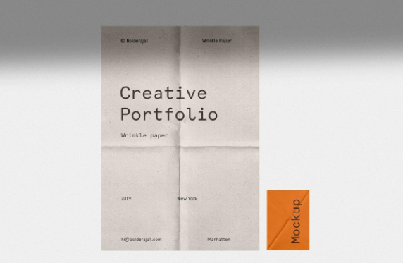 image.png A4紙真實紙張紋理褶皺效果的設計方法介紹